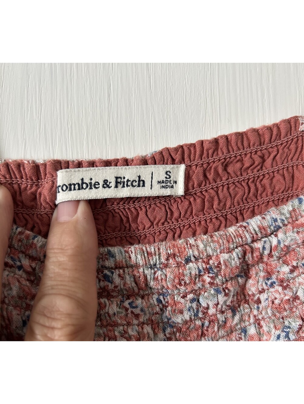 Abercrombie & Fitch Pink Floral Cottagecore Feminine Boho Mini Dress S - Picture 3 of 7